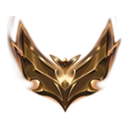 Gold rank emblem